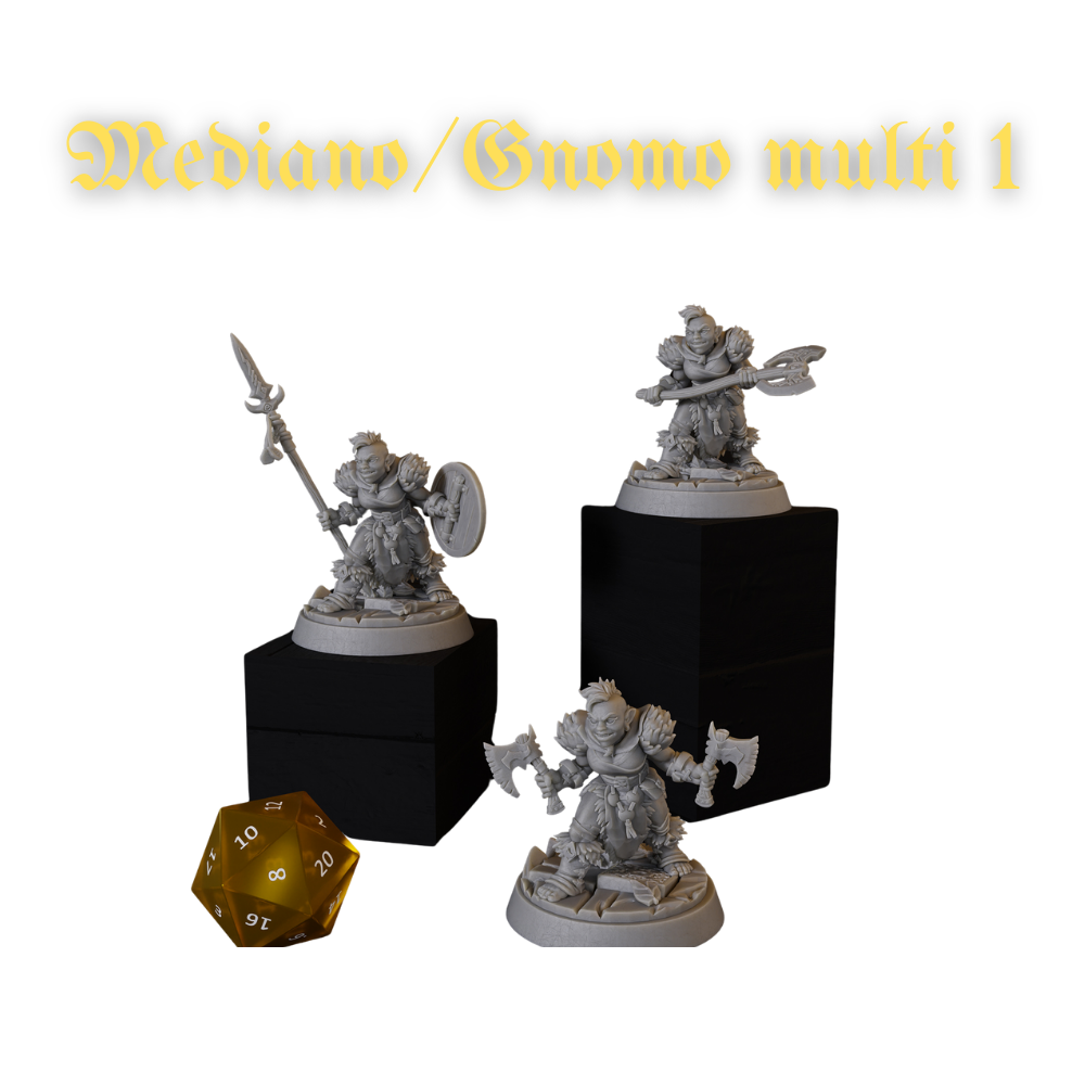 Acero & Arcana: Mediano | Gnomo Multi