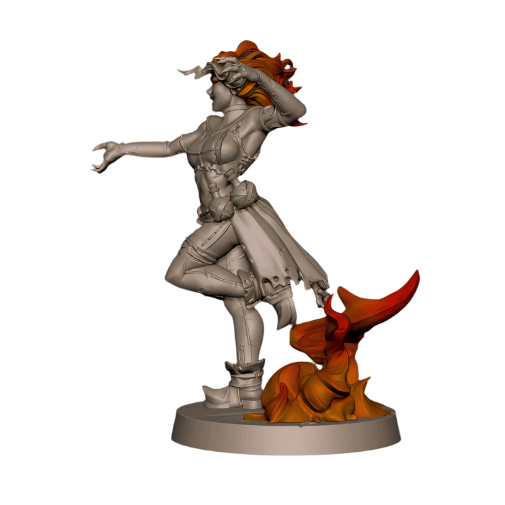 Acero & Arcana: Maga de Fuego Genasi