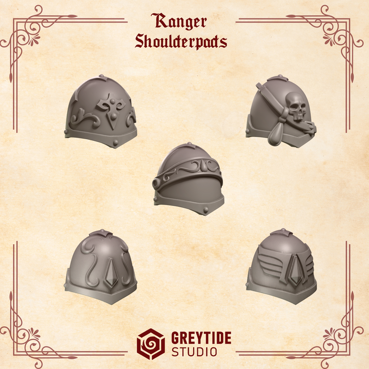 Crimson Lords: Ranger Shoulderpads