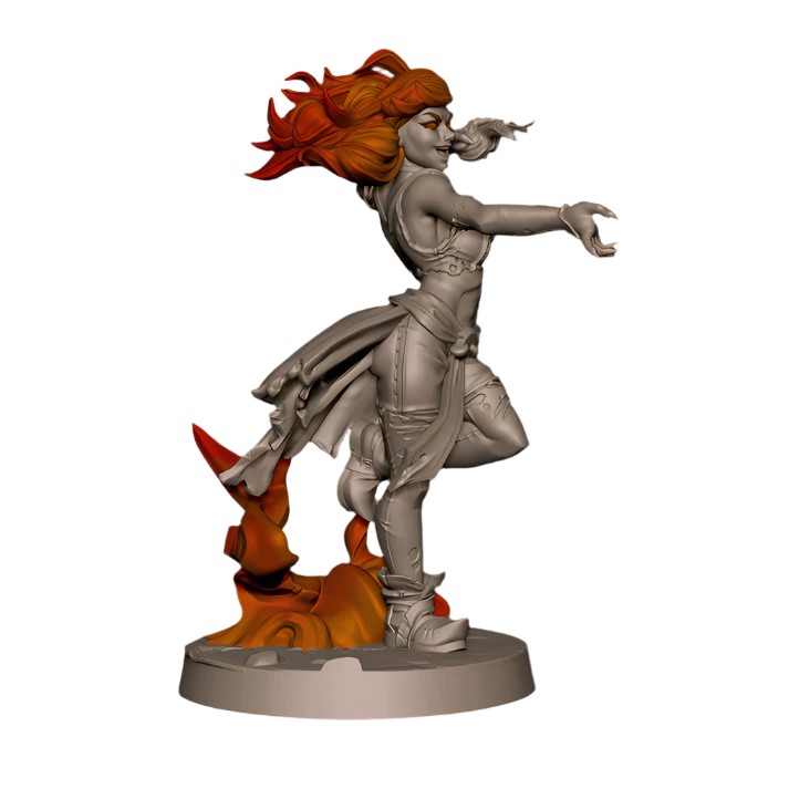 Acero & Arcana: Maga de Fuego Genasi