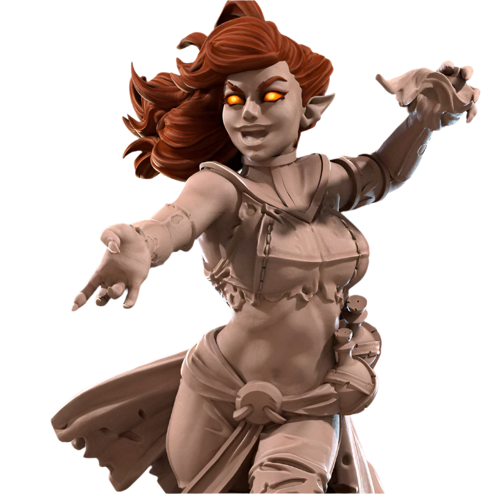 Acero & Arcana: Maga de Fuego Genasi
