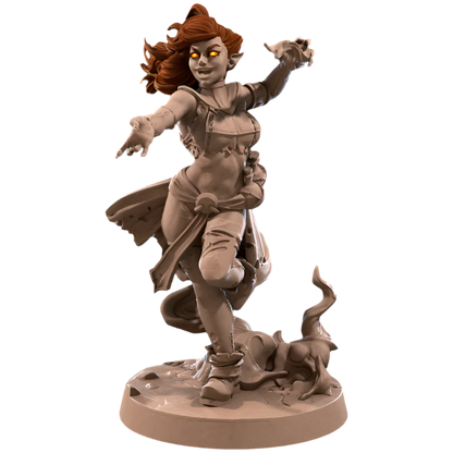 Acero & Arcana: Maga de Fuego Genasi
