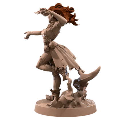 Acero & Arcana: Maga de Fuego Genasi