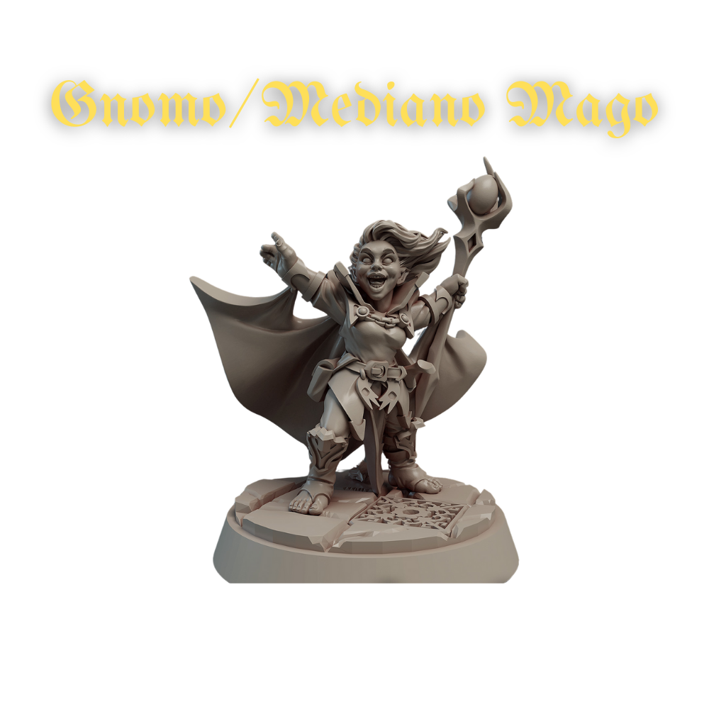 Acero & Arcana: Mediano|Gnomo Mago