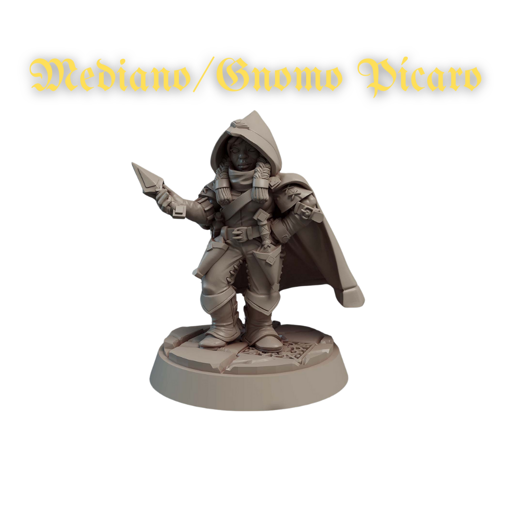 Acero & Arcana: Mediano | Gnomo Pícaro