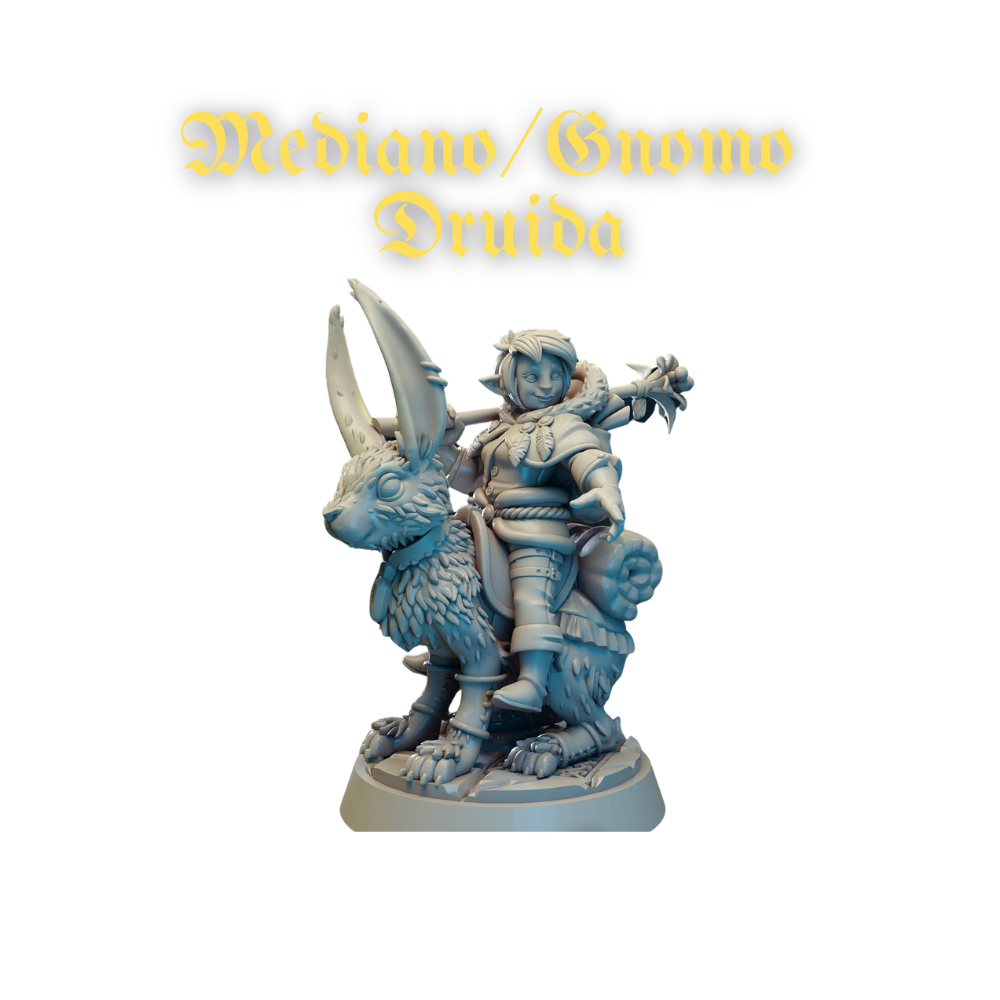 Acero & Arcana: Mediano | Gnomo Druida