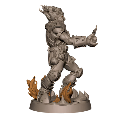 Acero & Arcana: Artífice del Fuego Genasi