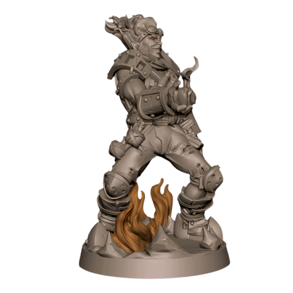 Acero & Arcana: Artífice del Fuego Genasi