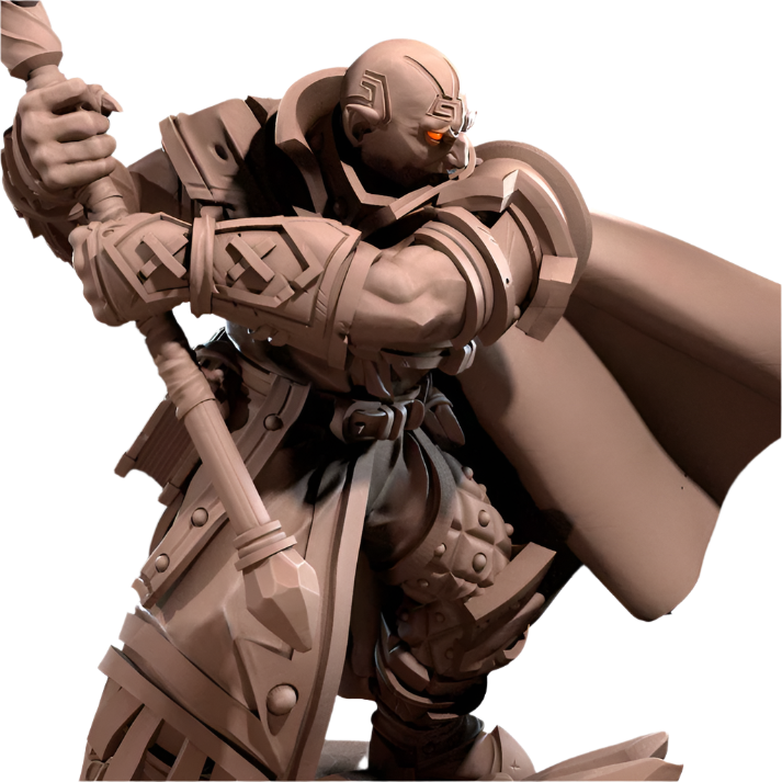 Acero & Arcana: Clérigo de Tierra Genasi