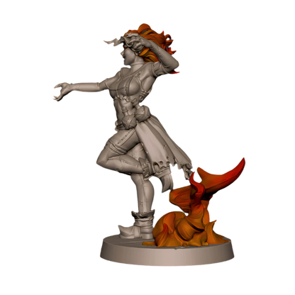 Acero & Arcana: Maga de Fuego Genasi