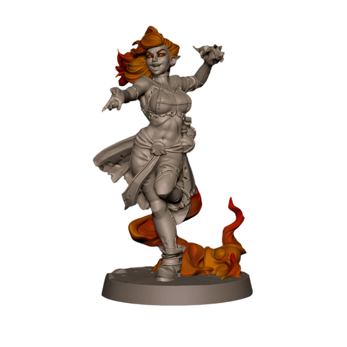 Acero & Arcana: Maga de Fuego Genasi