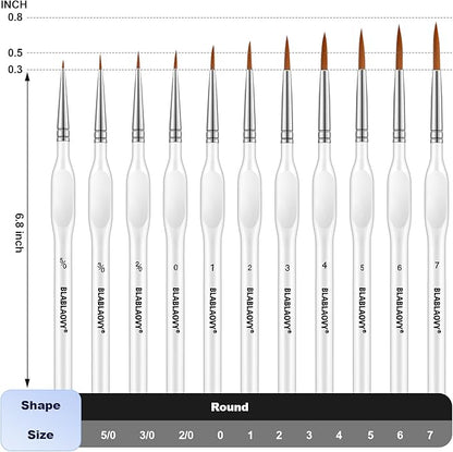 Set de Pinceles para Miniaturas