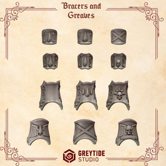 Crimson Lords: Bracers and Greaves