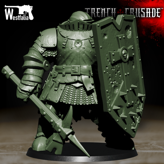 Red Brigade: Heavy Mechanized Infantry with Hammer and Shield