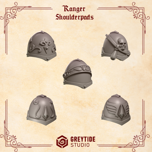 Crimson Lords: Ranger Shoulderpads