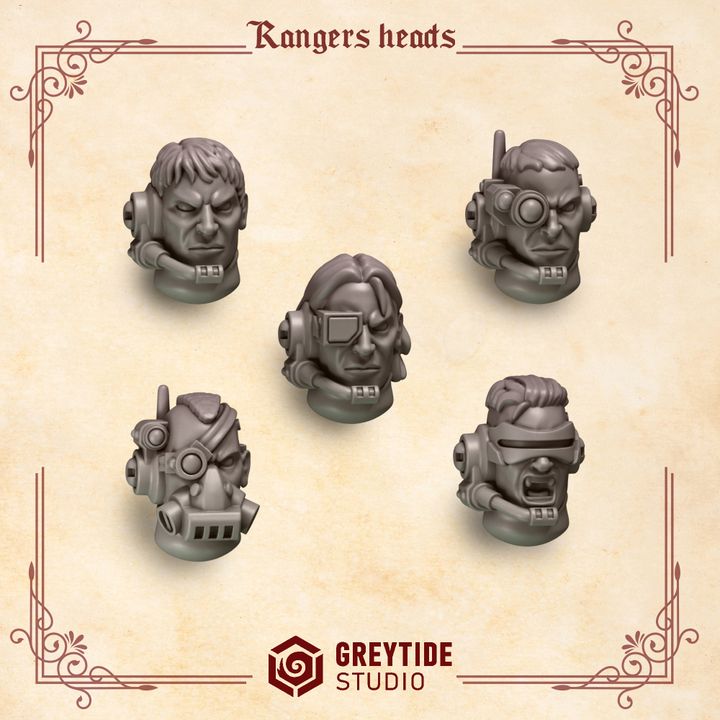 Crimson Lords: Ranger Heads