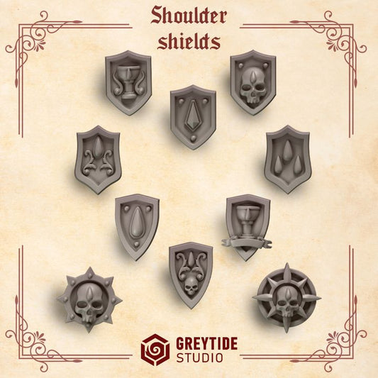 Crimson Lords: Shoulder Shields