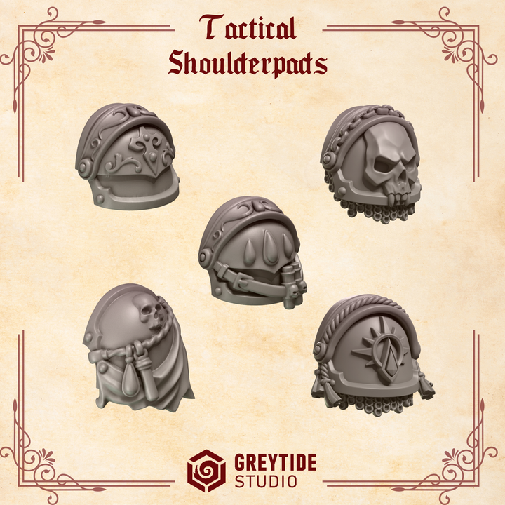 Crimson Lords: Tactical Shoulderpads
