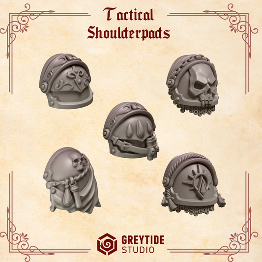 Crimson Lords: Tactical Shoulderpads