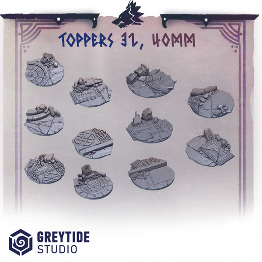Primal Hound: Toppers para bases 2 (32 y 40mm)