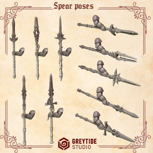 Crimson Lords: Spear Poses