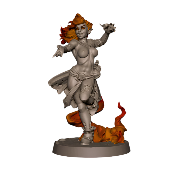 Acero & Arcana: Maga de Fuego Genasi