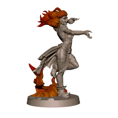 Acero & Arcana: Maga de Fuego Genasi