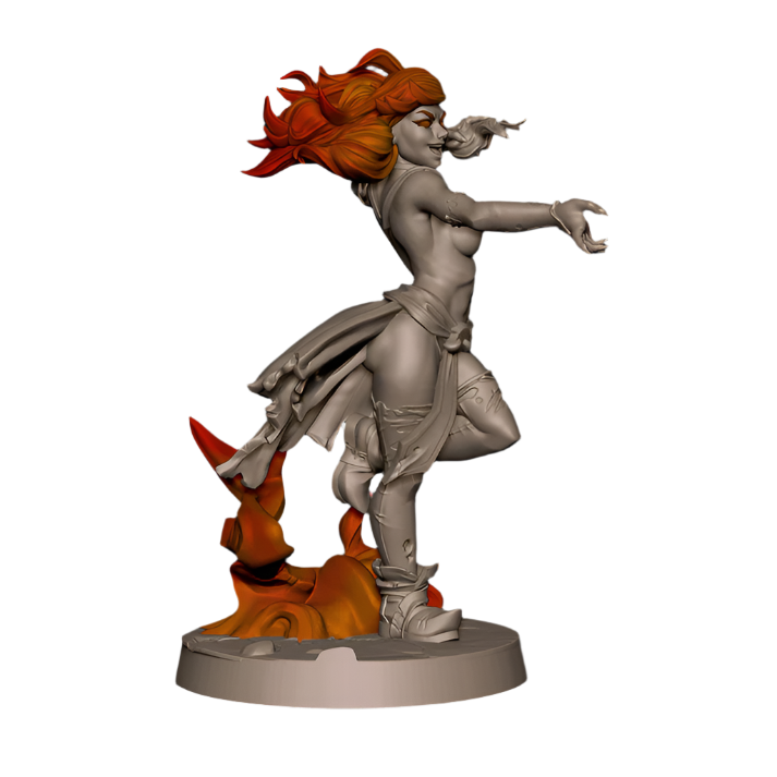 Acero & Arcana: Maga de Fuego Genasi