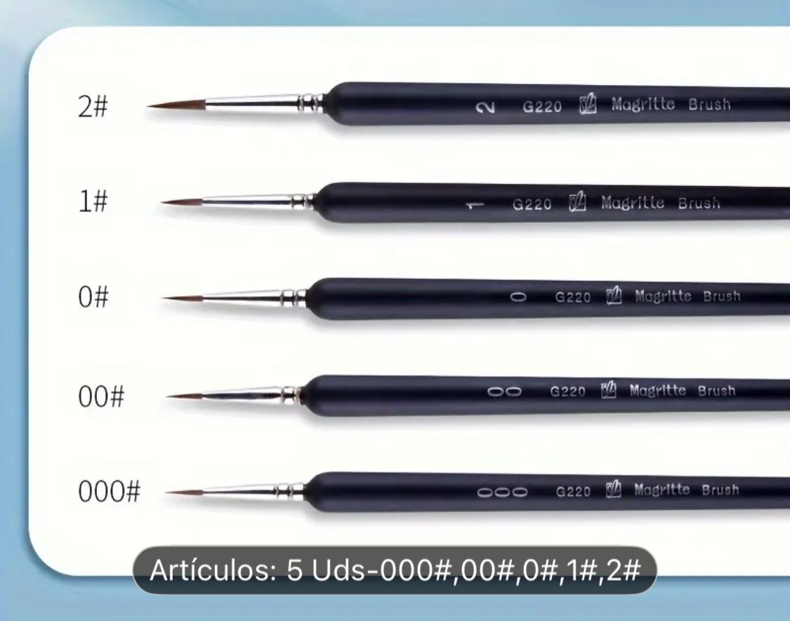 Set Básico de Pinceles para miniaturas