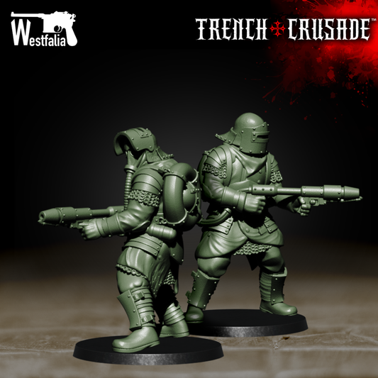 Red Brigade: Troopers with Flamethrowers