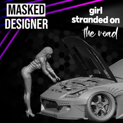 1:64: Girl Stranded on the Road