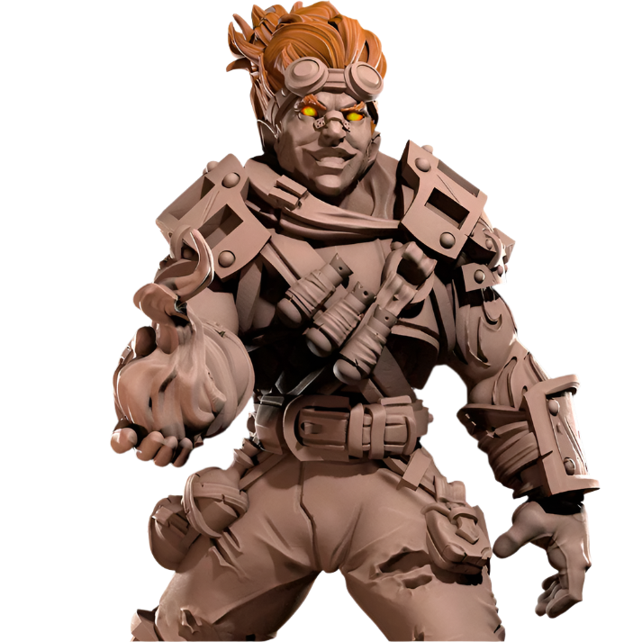 Acero & Arcana: Artífice del Fuego Genasi