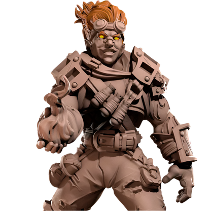 Acero & Arcana: Artífice del Fuego Genasi