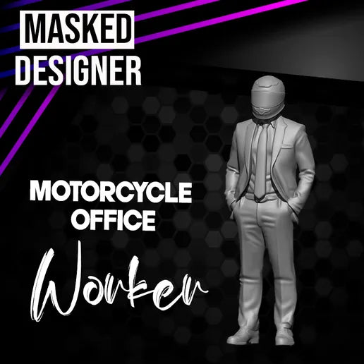 1:64: Motorcycle Office Worker