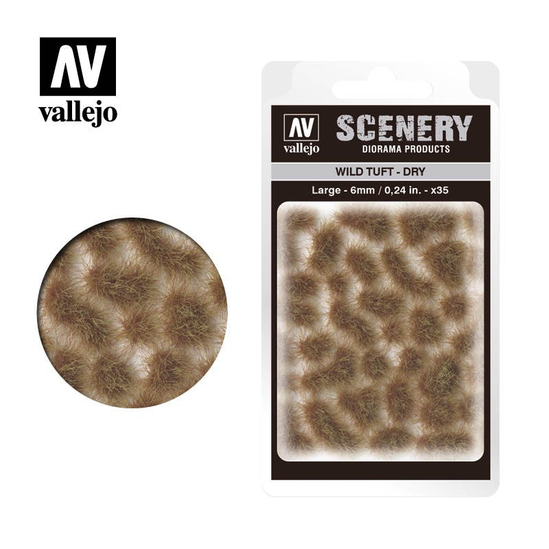 Vallejo Scenery Tuft - Dry (Large 6mm)